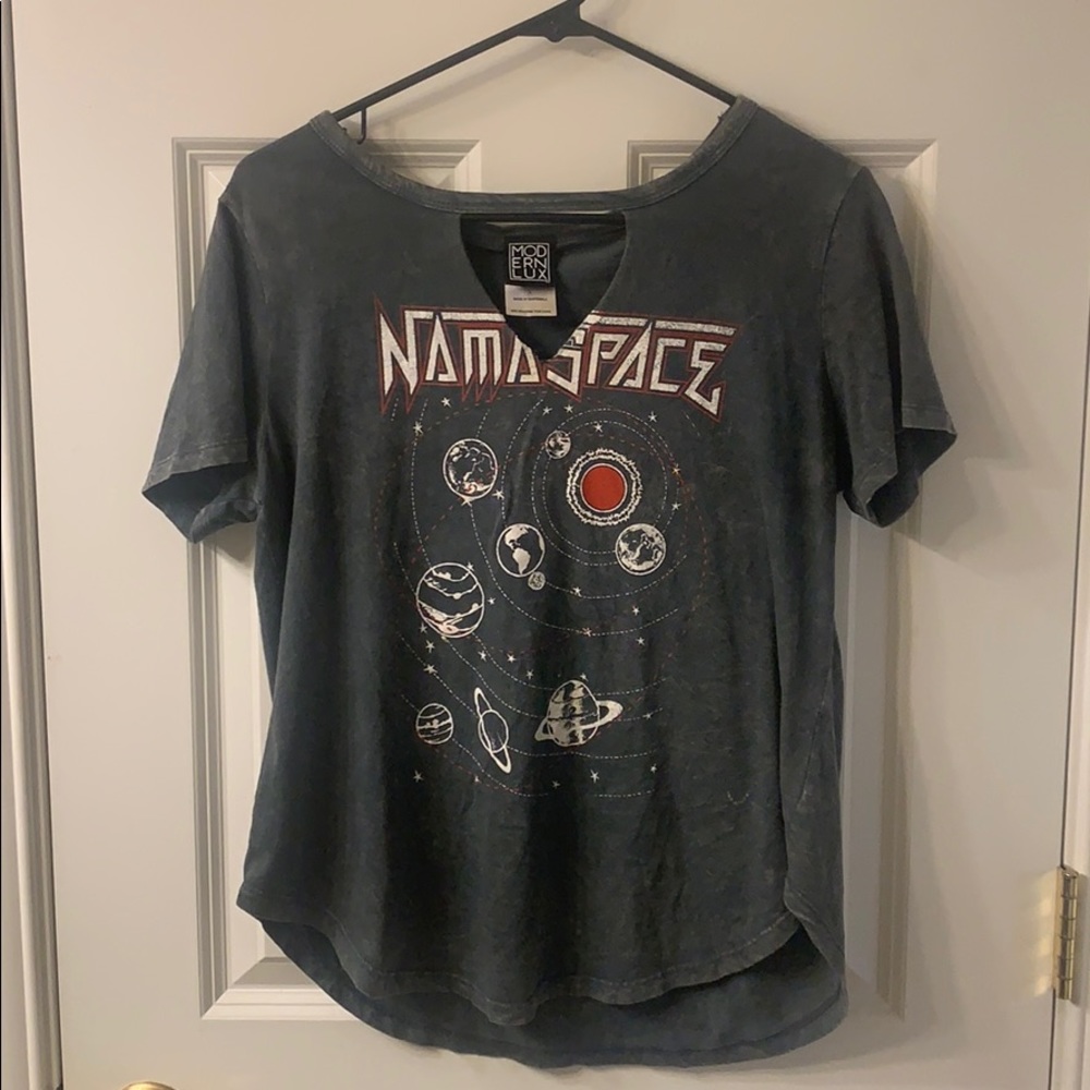 Cut-Out Graphic Tee
